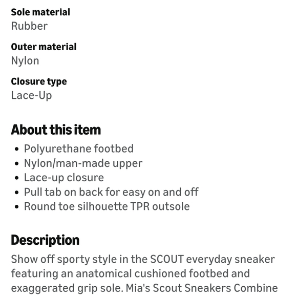 Scout Tan Sneakers with Black Accent Lace-Up - Picture 4 of 4